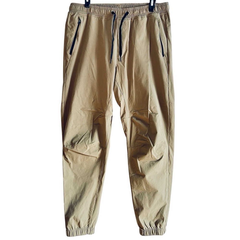 American Eagle Performance Joggers Khaki Tan Men’s Medium Tall